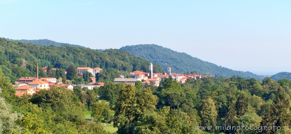 Passobreve frazione di Sagliano Micca (Biella) - Sagliano Micca visto dalla sua frazione Passobreve